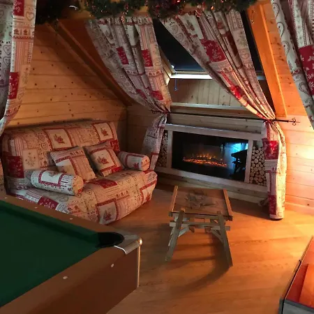 Alpesi faház Le Du Pont Des Fees - Sauna &